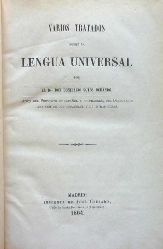 Varios tratados sobre la lengua universal