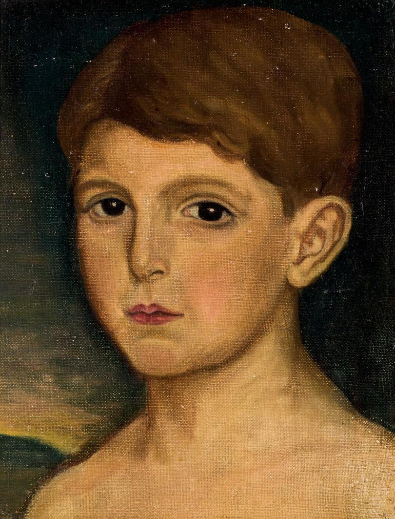 Julio Romero de Torres. boy portrait