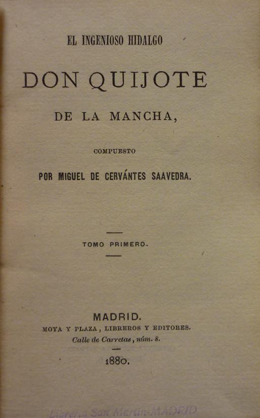 Cervantes. Obras. 5 vols.
