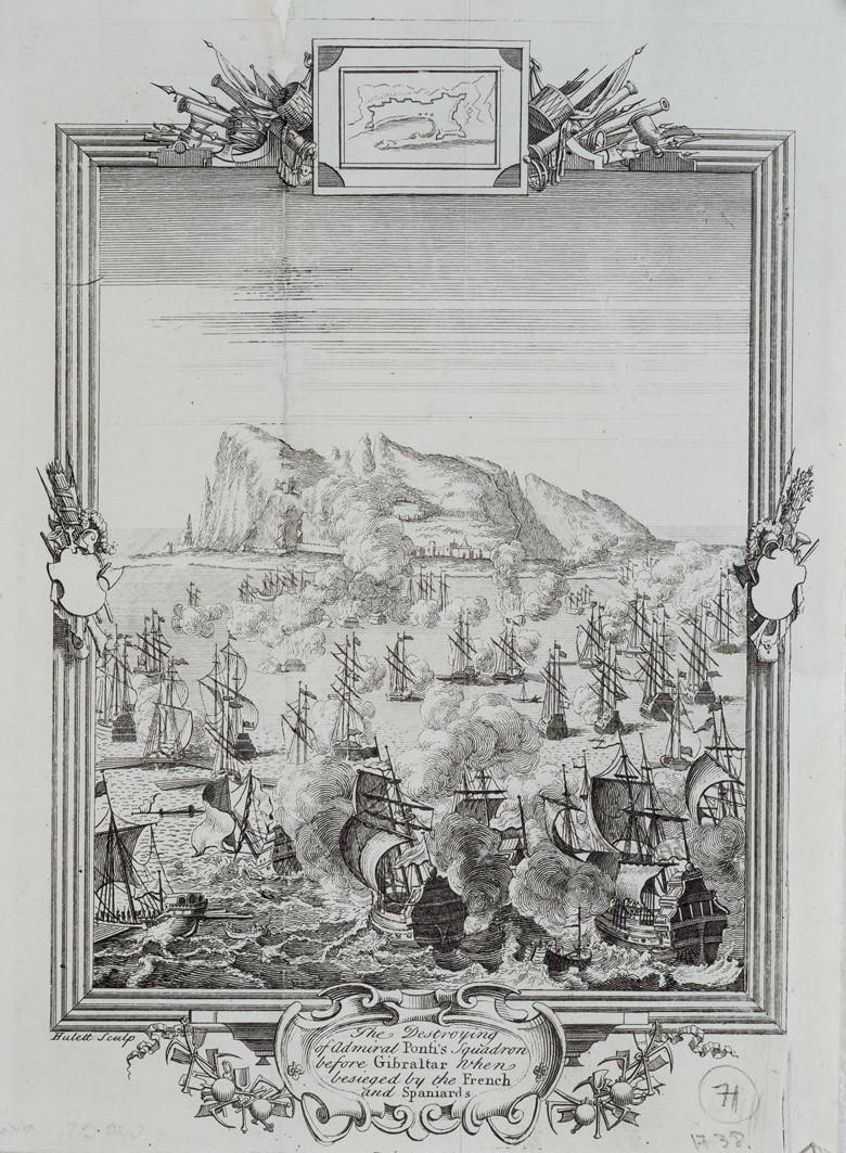 Admiral Ponti´s Squadron before Gibraltar