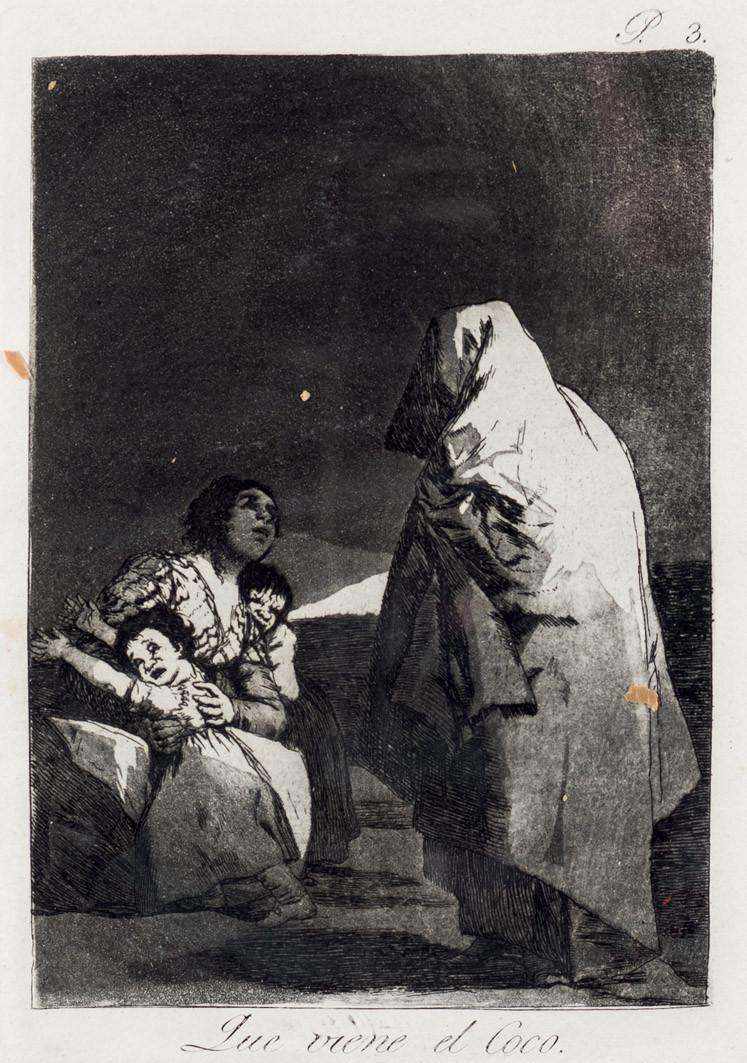 Francisco de Goya y Lucientes. Que viene el coco