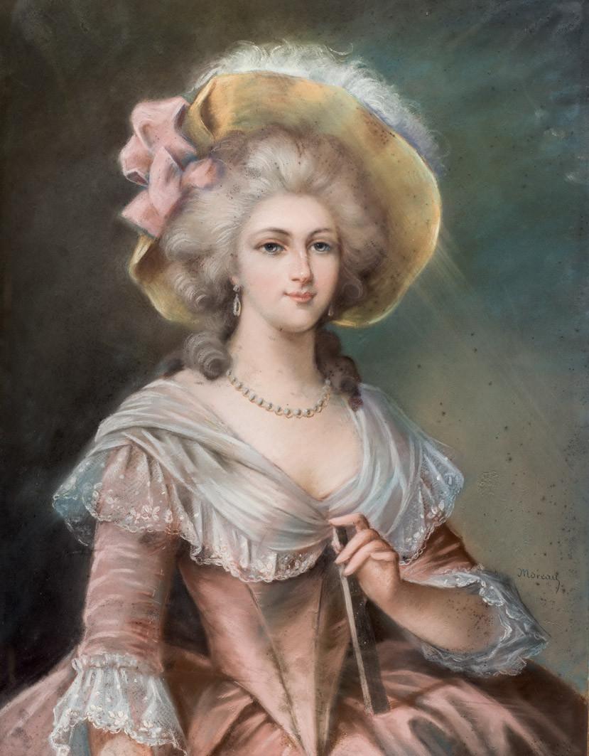 Escuela Francesa XVIII-XIX. Dama de la corte