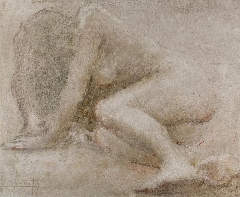 Vicente Llorens Poy. Desnudo femenino