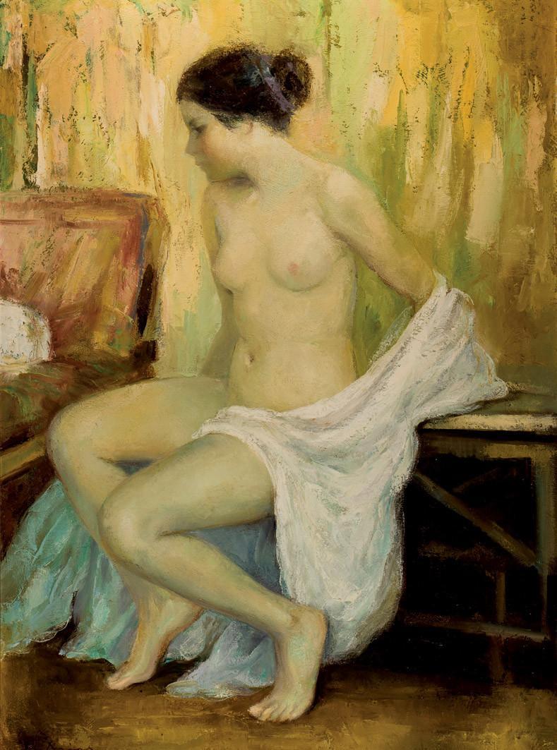 E. Arias. Desnudo femenino