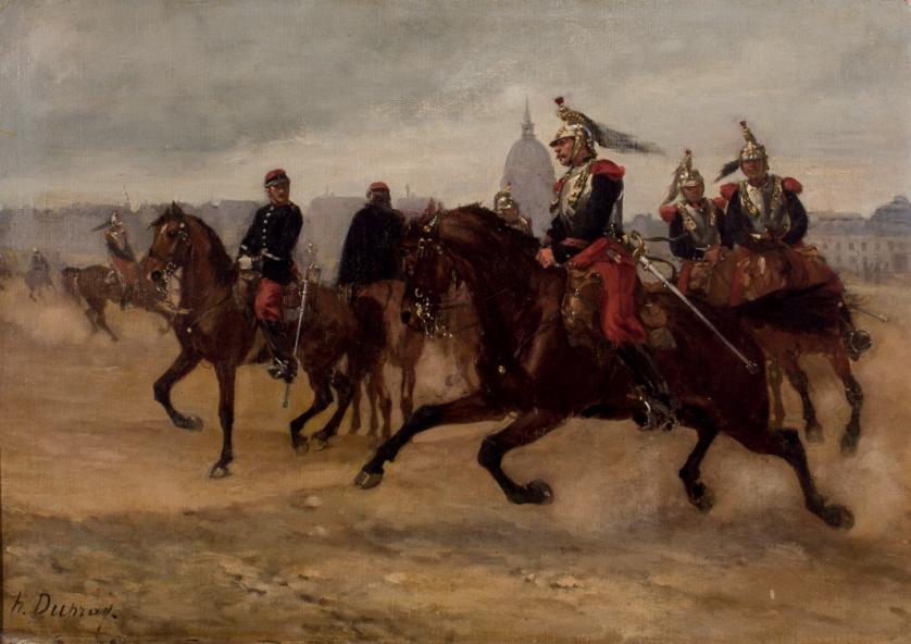 *H. Dupray. cavalry maneuvers