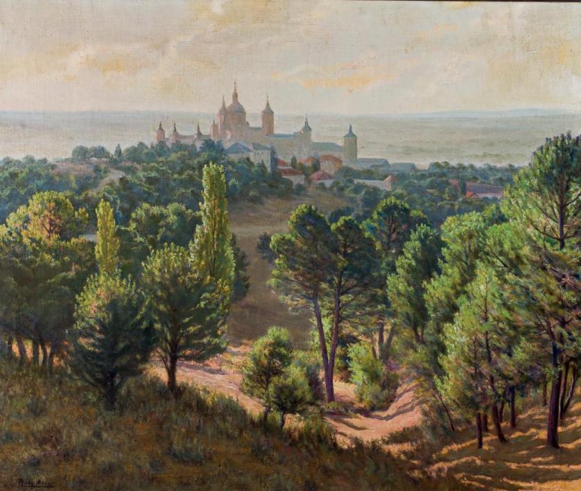 Pedro Roig Asuar. El Escorial view