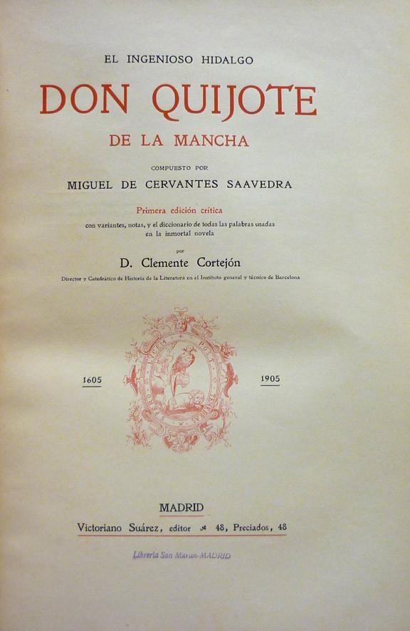 Cervantes. Don Quijote of La Mancha. 6 vols.