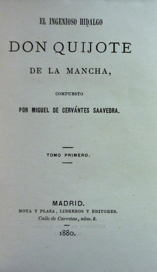 Cervantes. Don Quijote of La Mancha. 2 vols.
