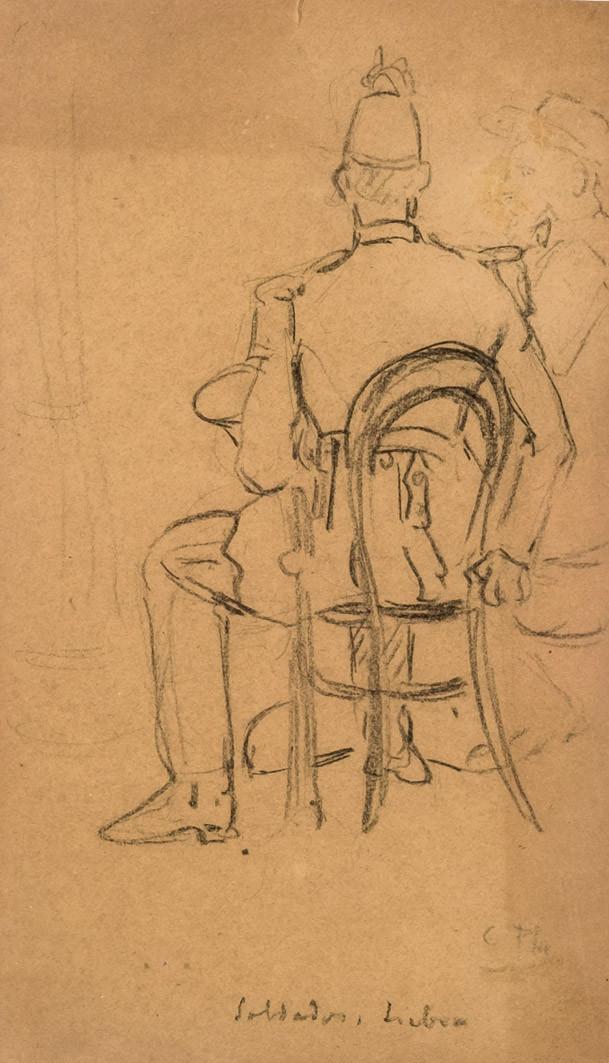 Cecilio Pla. soldier sketch