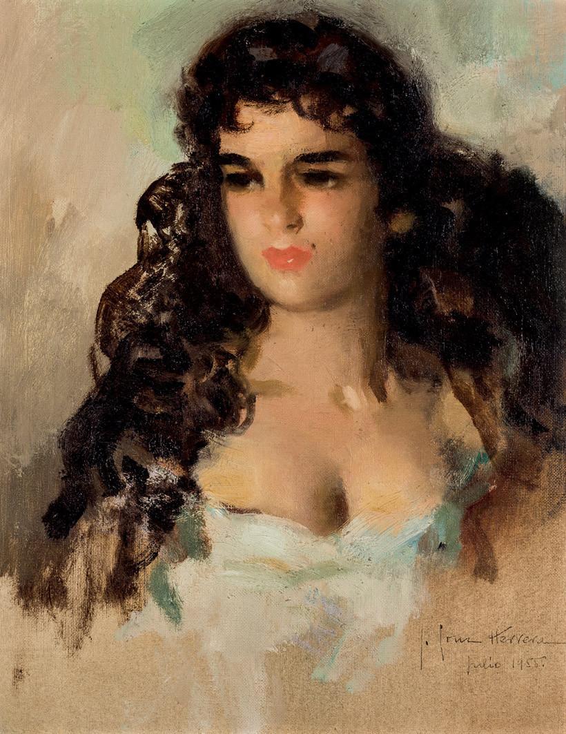 Jose Cruz Herrera. woman portrait