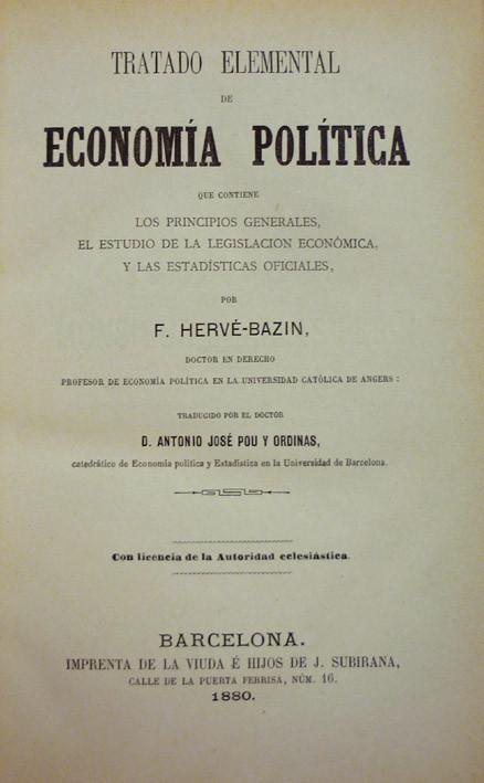 Elementary treatise on political economy