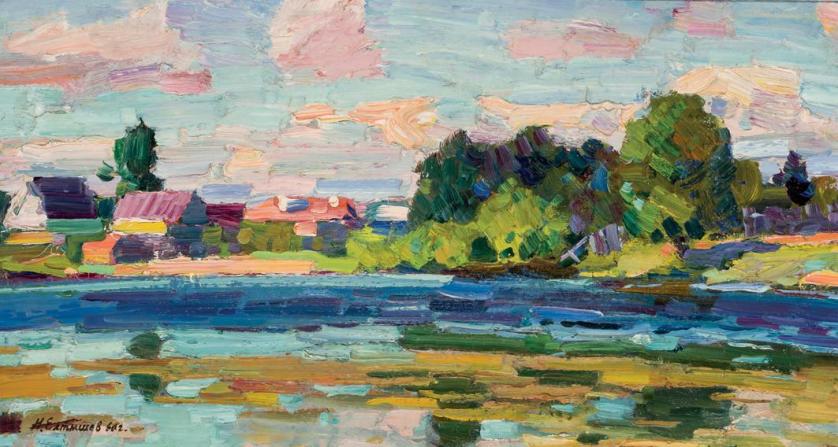 Nikolai Eltyshev. Impressionist landscape