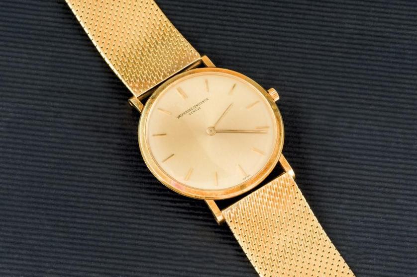 Reloj Vacheron Constantin de oro extraplano