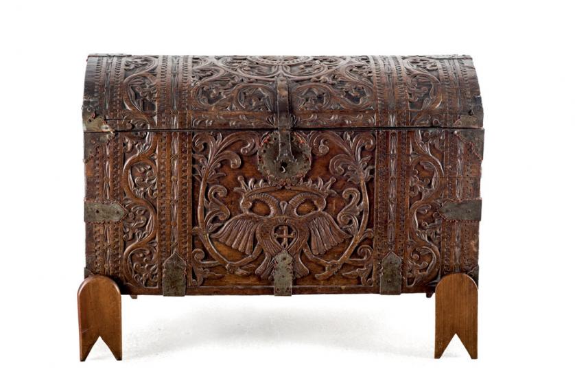 A Spanish-colonial chest, Mexico. 18th C.