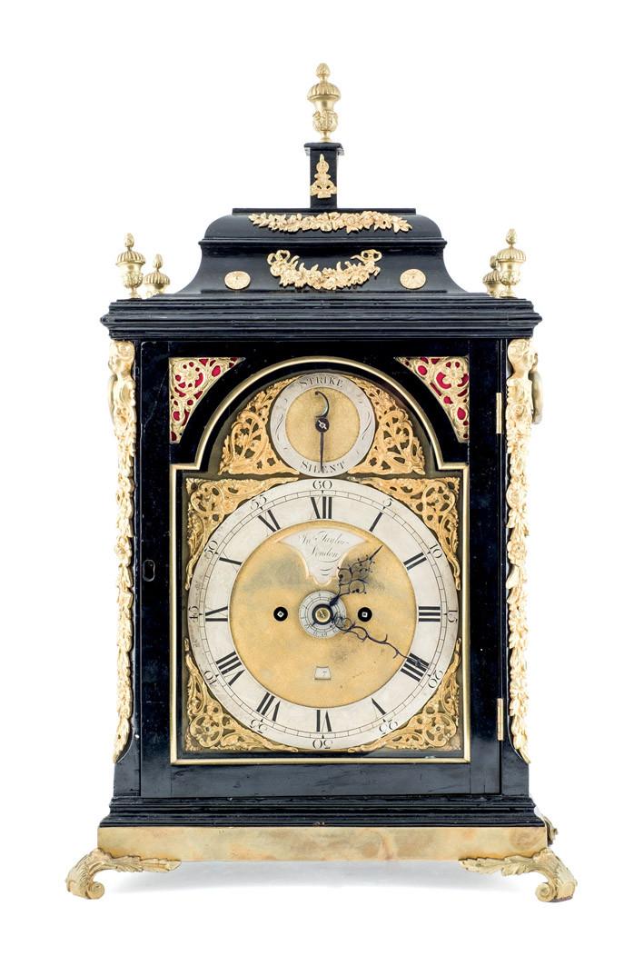 An 18th C. bracket clock by John Taylor