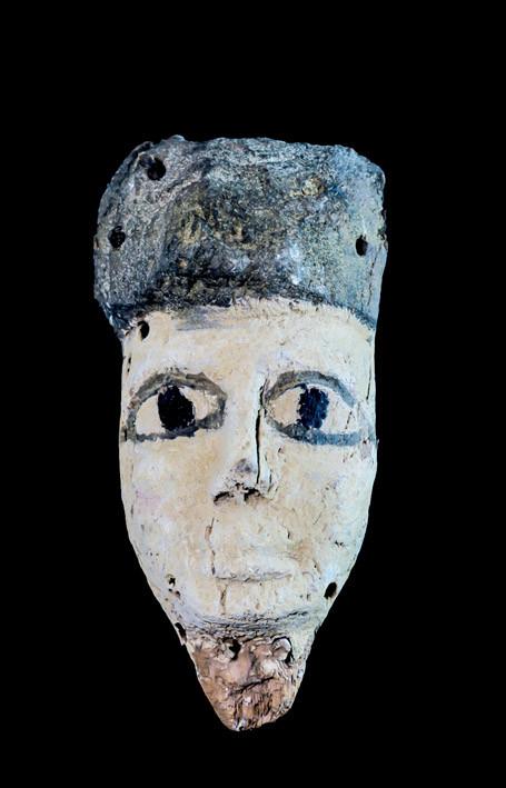 Máscara de sarcófago, Egipto, Baja Época