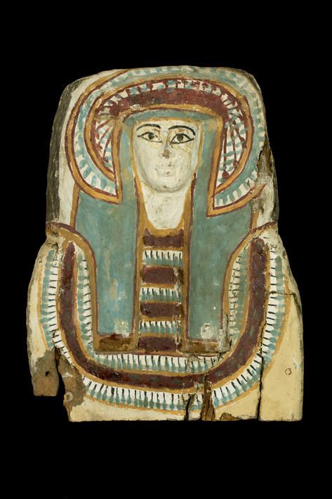 Parte superior de tapa de sarcófago, Egipto