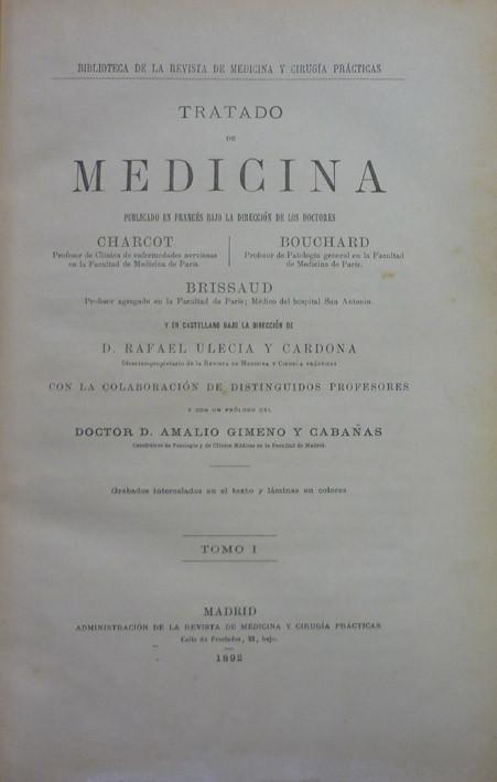 Charcot. Tratado de medicina