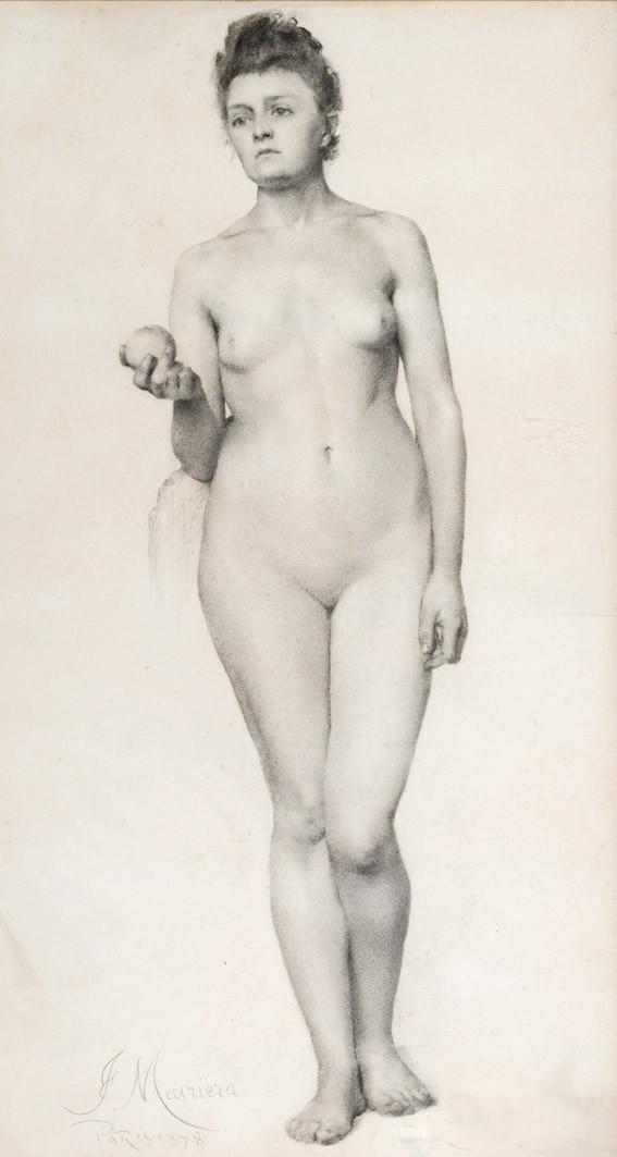 Francesc Masriera y Manovens. Desnudo