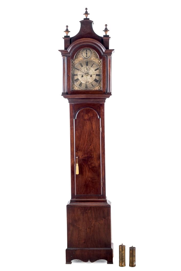 Reloj de caja alta Jorge III, h. 1800
