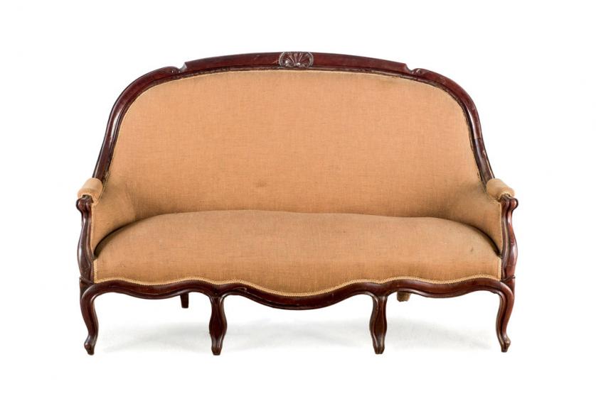 A Spanish sofa, 19th C.