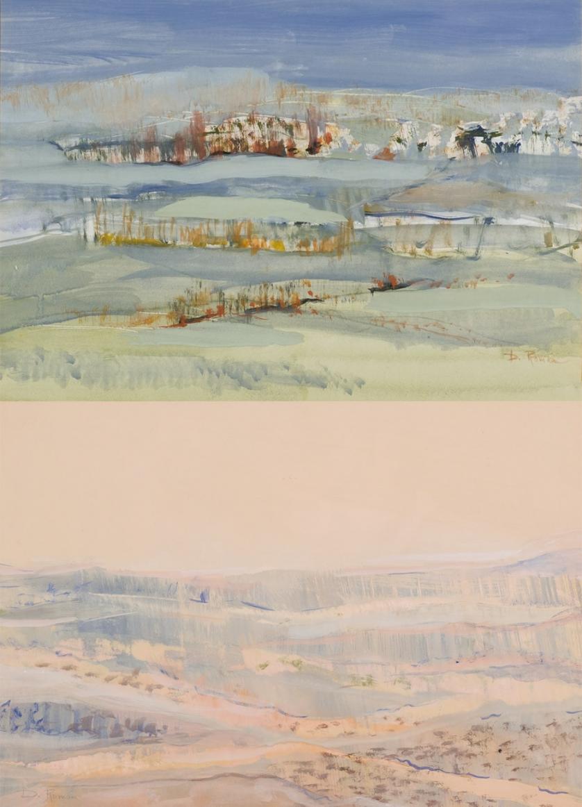 Dolores Roman. Two landscapes
