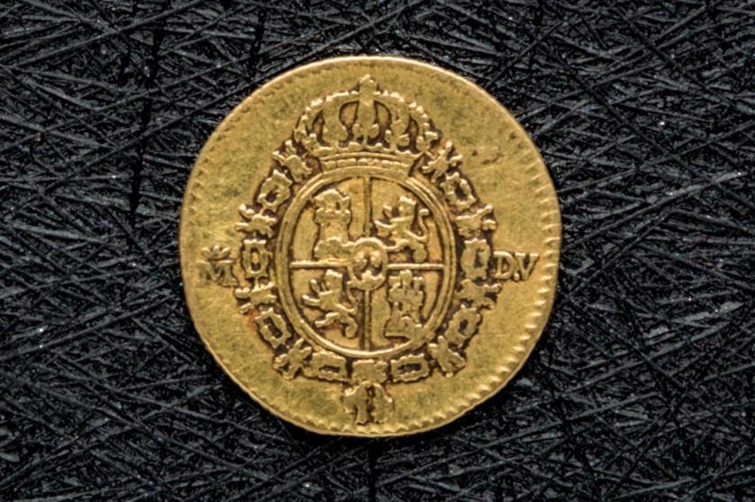 Medio escudo Carlos III, 1787, Madrid