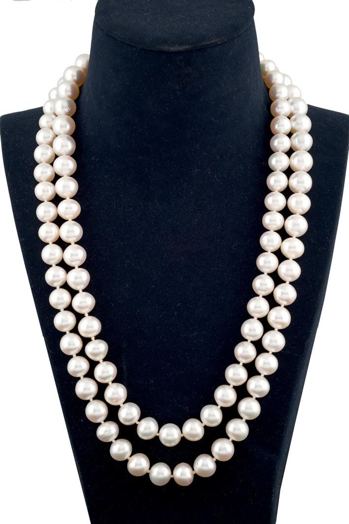 Gran sautoir de perlas australianas
