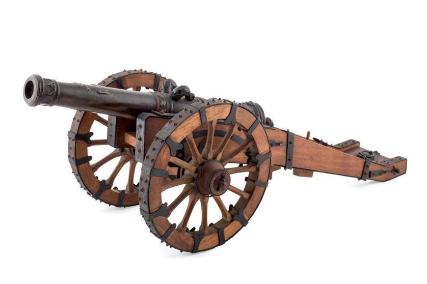 Maqueta de pieza de artillería, Pps. S. XX