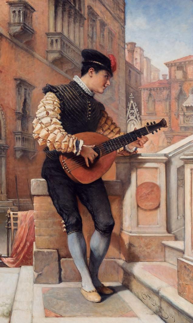 Cesare Dell&#39;Acquia. Músico barroco