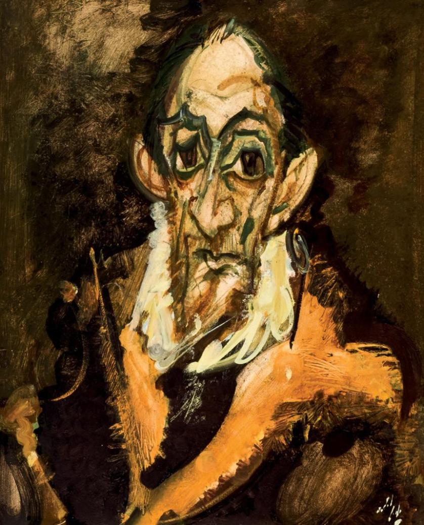 Álvaro Delgado. Autorretrato d&#39;apres El Greco