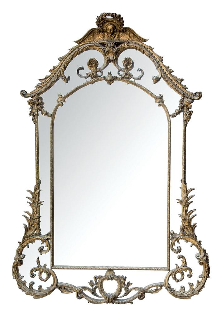 Espejo estilo Regencia. Francia, Ffs. S. XIX