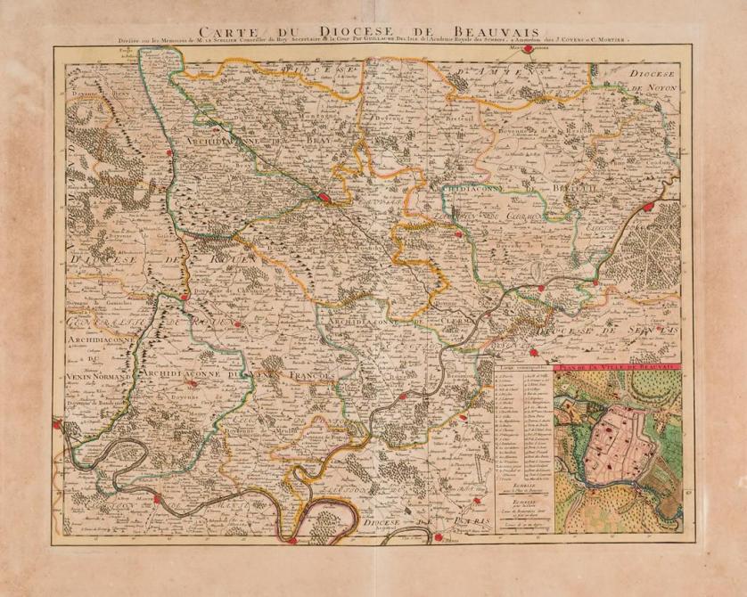 Carte du Diocese de Beauvais