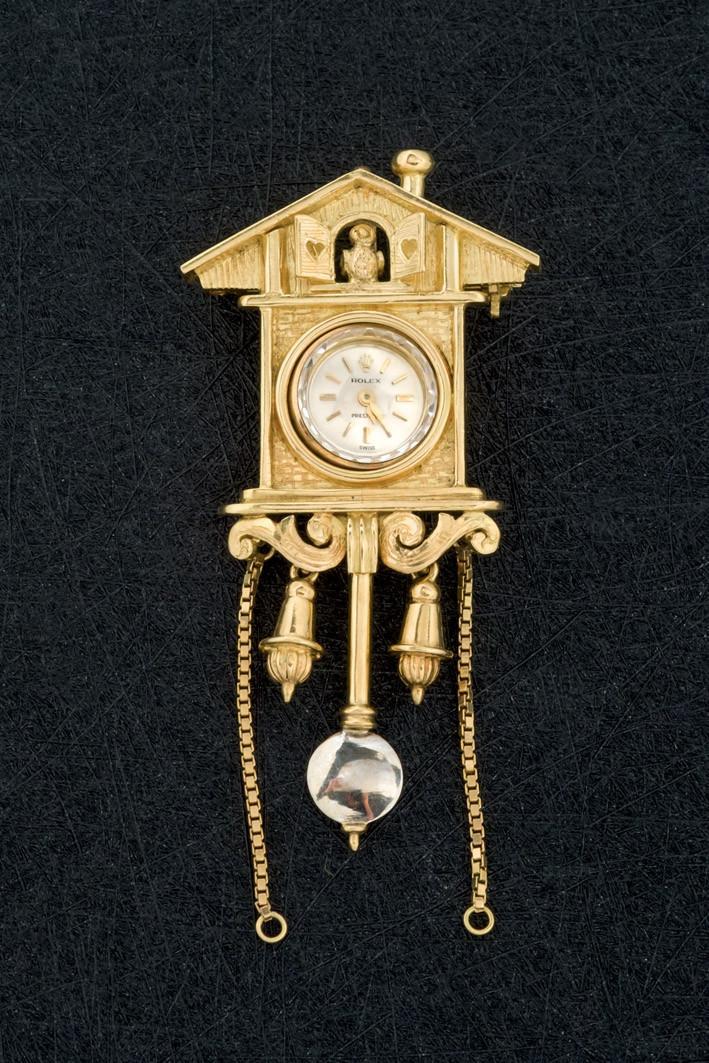 Rolex pendant gold watch