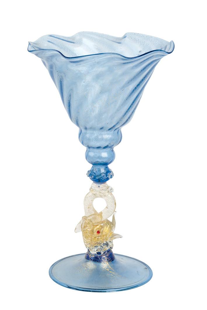 Copa de cristal de Murano