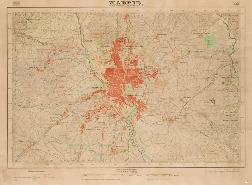 Madrid (Litographic map)