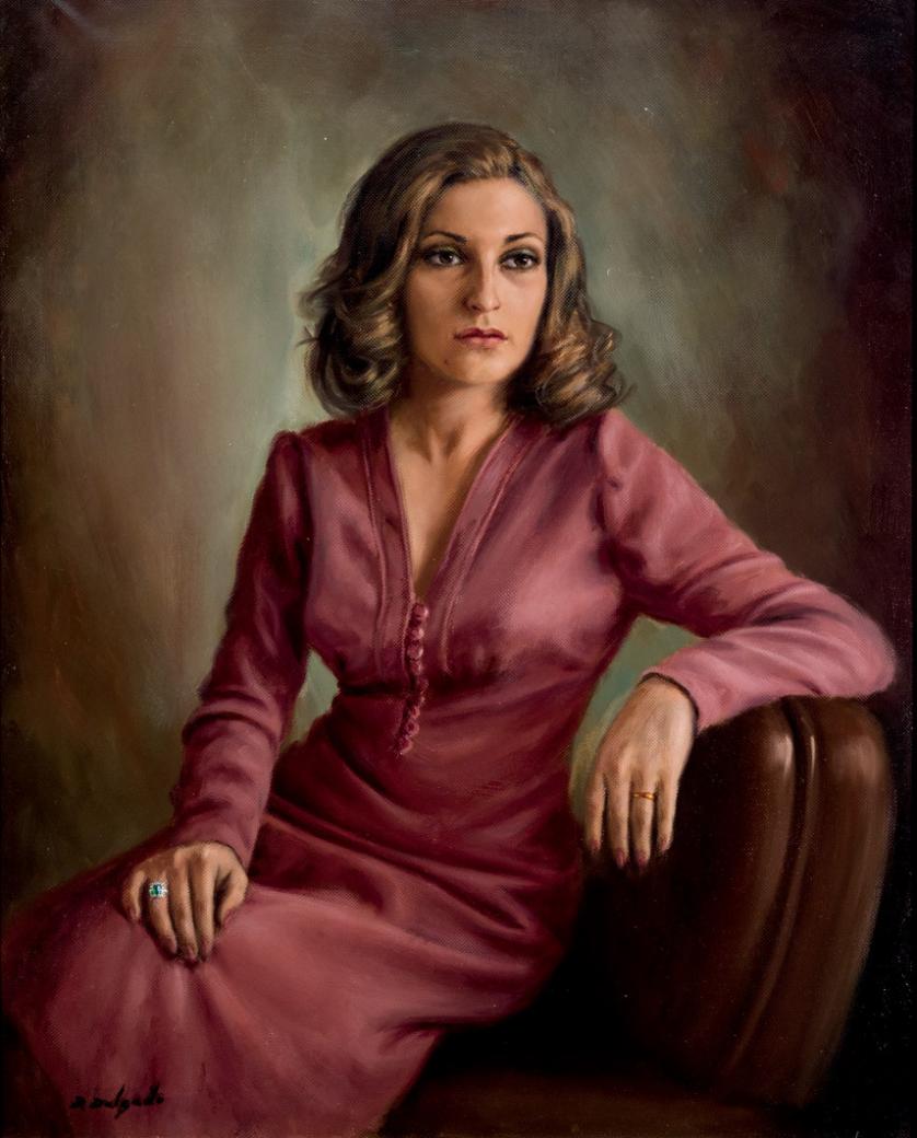 Domingo Delgado Vélez. Retrato femenino.