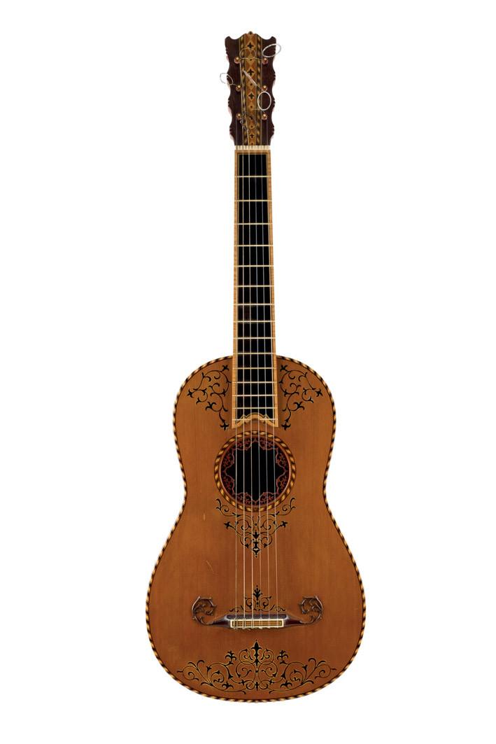 Muy importante guitarra barroca M. L. N . 1972