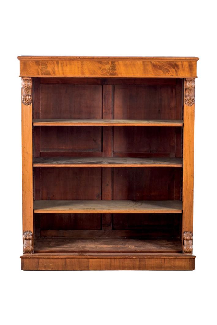 mahogany bookshelf