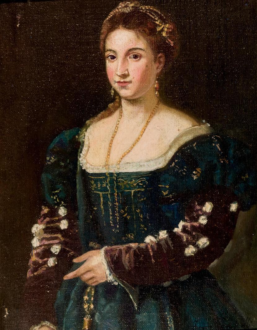 Joaquin Luque Roselló. lady portrait
