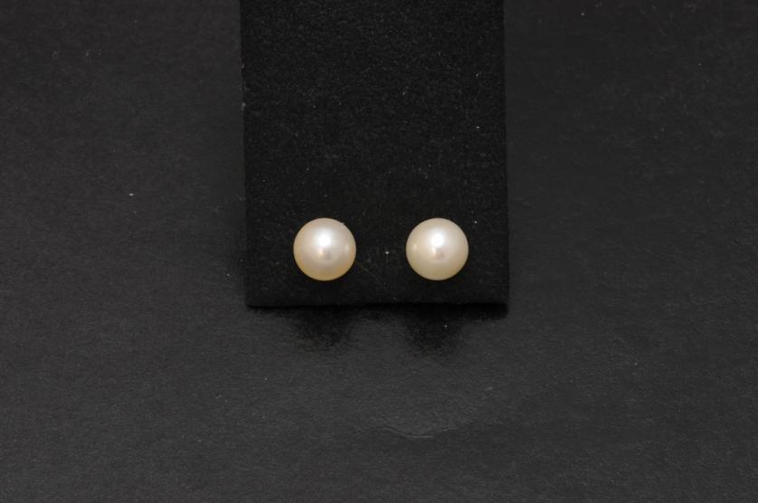Pendientes perlas Akoya