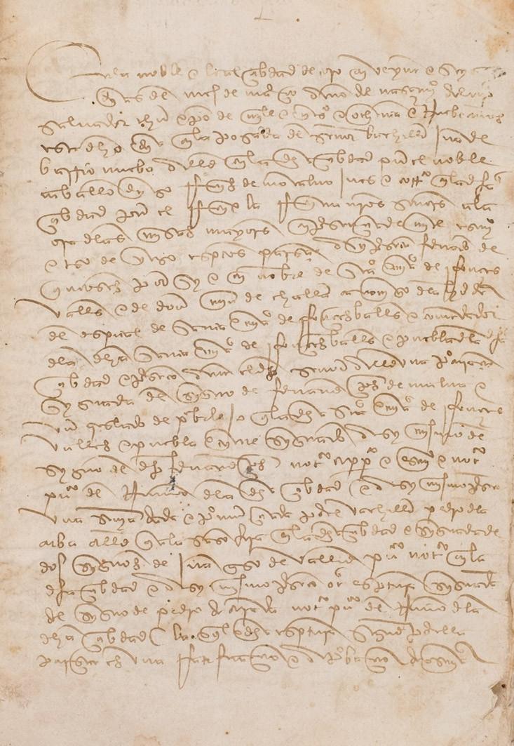 Manuscrito. Toro (Zamora) 1482-89