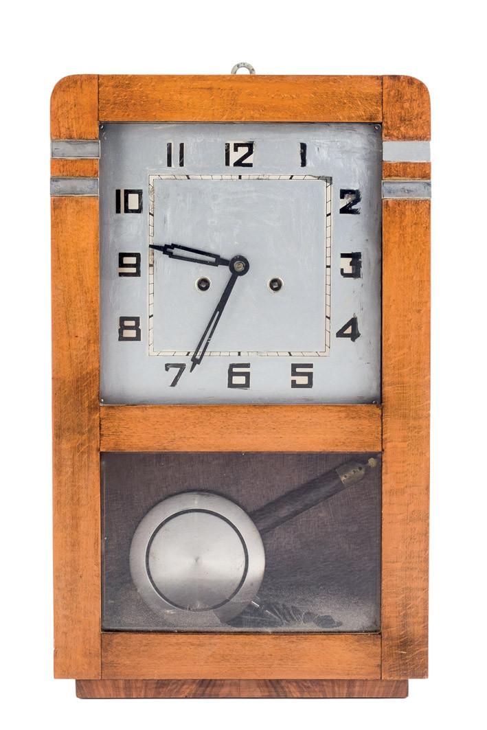 Reloj Art Decó de pared. Años 30-40