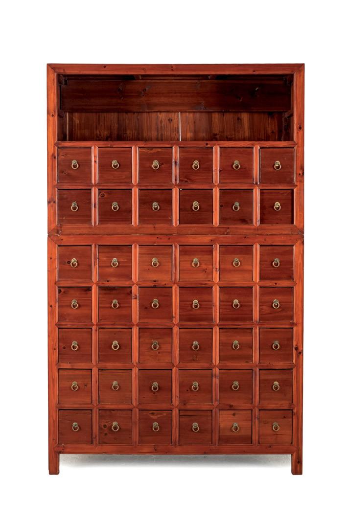 Chinese pharmacy cabinet