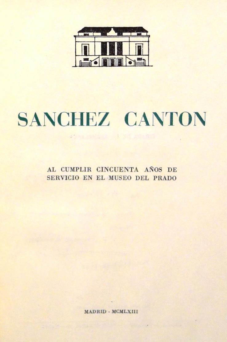 Sánchez Cantón al cumplir 50 años en el Prado