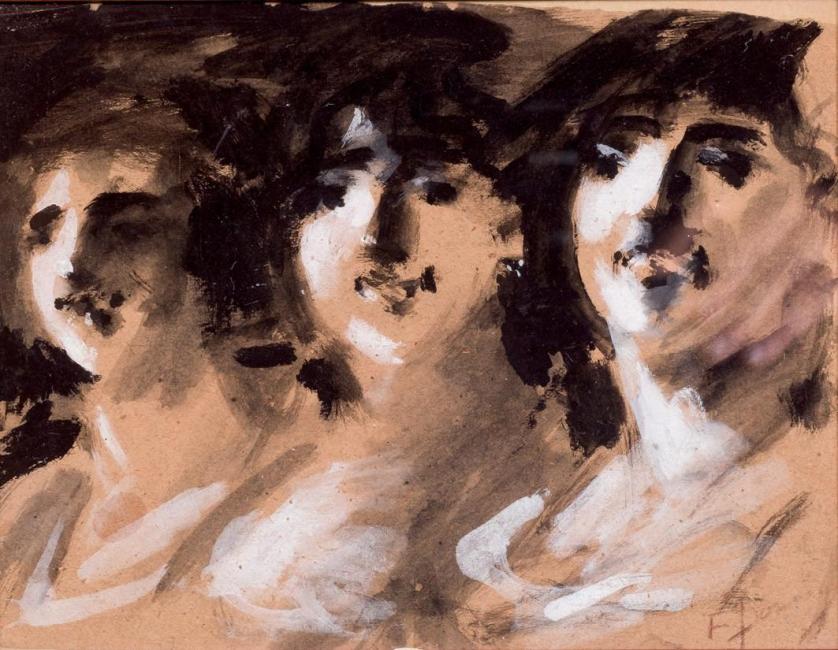 Francisco Domingo Marquis. three young ladies