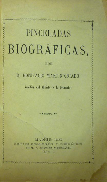 Martín Criado. Pinceladas biográficas