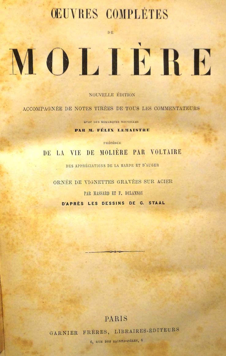 Moliere. Oeuvres completes