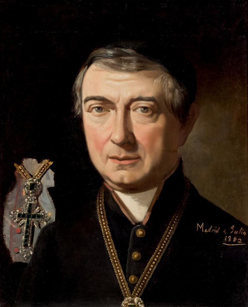 Vicente Esquivel. Retrato de clérigo