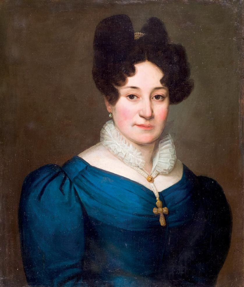 19th C. European School. lady portrait